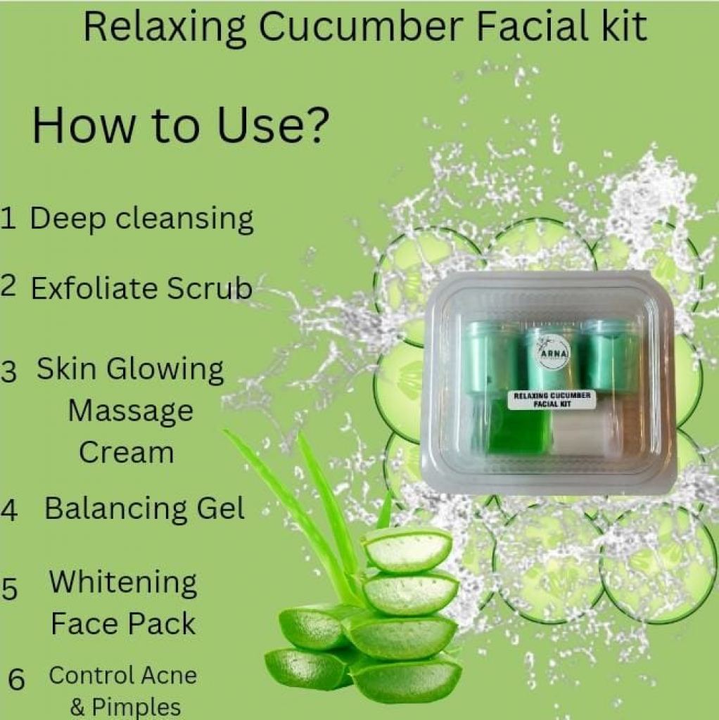 ARNA RELAXING CUCUMBER FACIAL KIT 