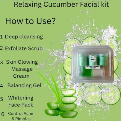 ARNA RELAXING CUCUMBER FACIAL KIT 