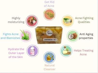 ARNA LEMONGRASS 2 IN 1 SMALL SOAP